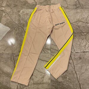 Palm Angels Men's Casual Cream Color Sweatpants XXL